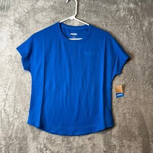 Hoka Lifestyle Women's Short Sleeve T-Shirt‎ Blue Size XS New